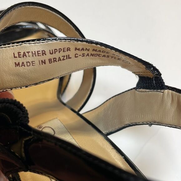 Calico woman’s black patent leather heeled sandals. Size 7.5 - Picture 10 of 10
